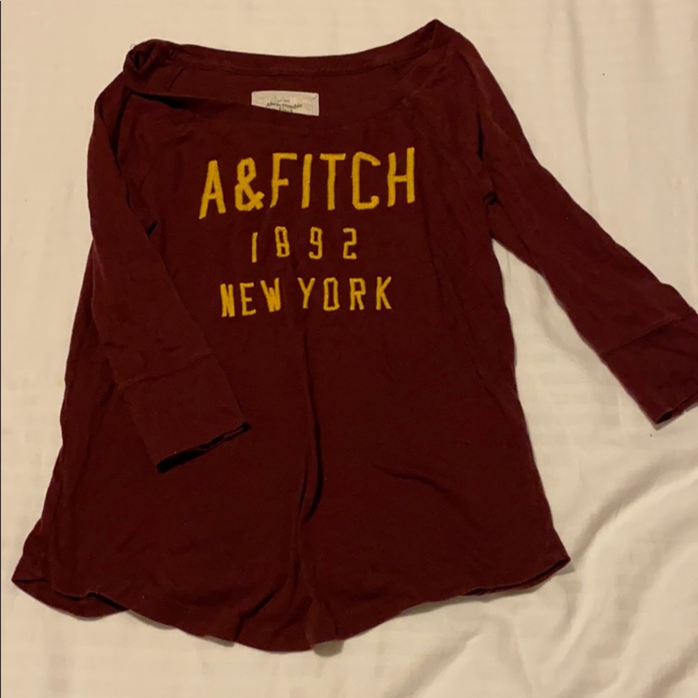 Abercrombie & Fitch 3/4 sleeve top